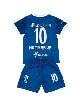 Al-Hilal Neymar Jr #10 Replika Hemmakläder Barn 2024-25 Kortärmad (+ byxor)